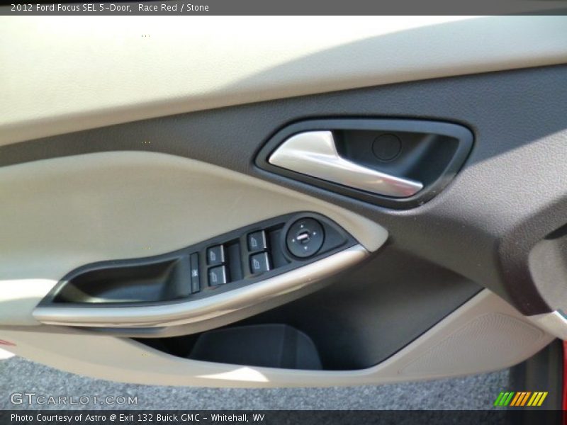 Race Red / Stone 2012 Ford Focus SEL 5-Door