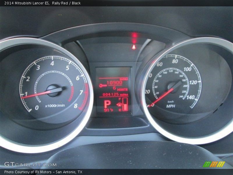 Rally Red / Black 2014 Mitsubishi Lancer ES