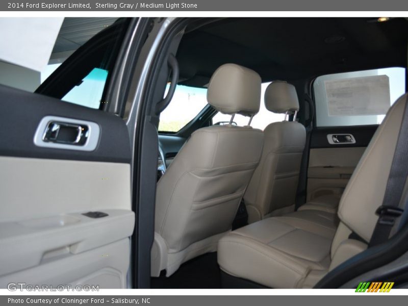 Sterling Gray / Medium Light Stone 2014 Ford Explorer Limited
