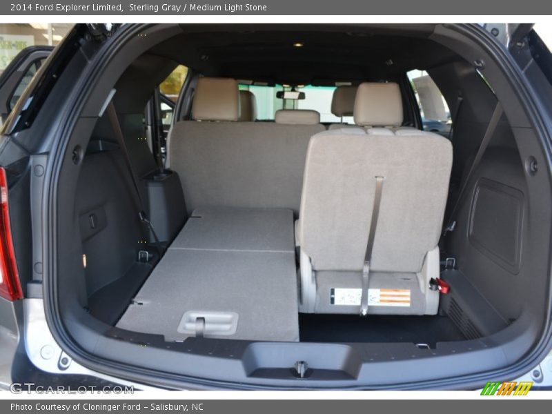 Sterling Gray / Medium Light Stone 2014 Ford Explorer Limited