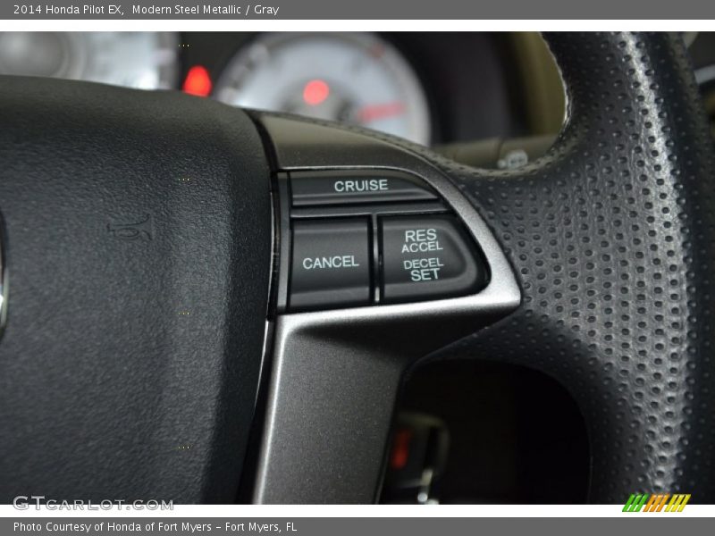 Modern Steel Metallic / Gray 2014 Honda Pilot EX