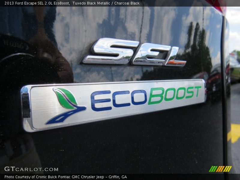 Tuxedo Black Metallic / Charcoal Black 2013 Ford Escape SEL 2.0L EcoBoost