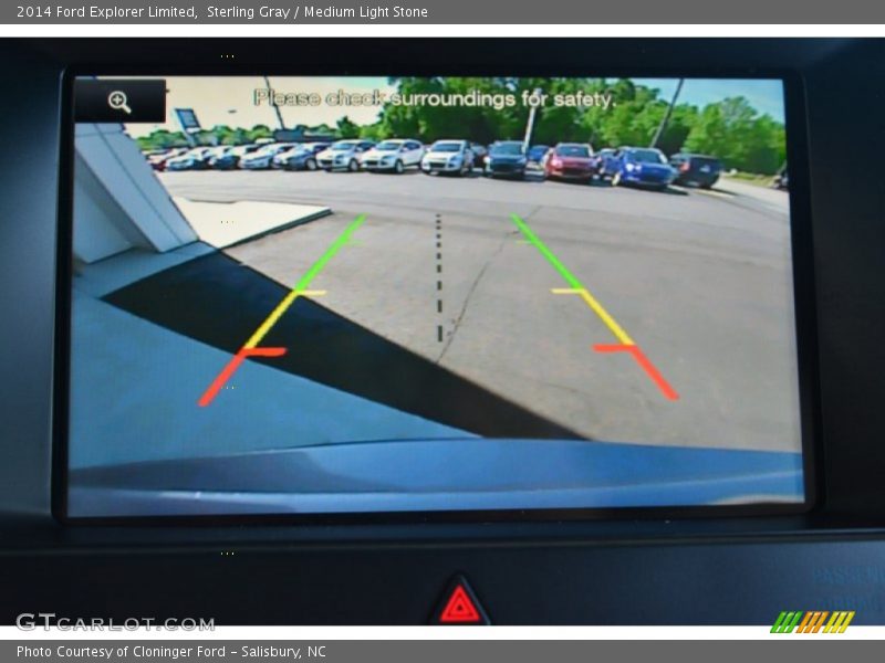 Sterling Gray / Medium Light Stone 2014 Ford Explorer Limited