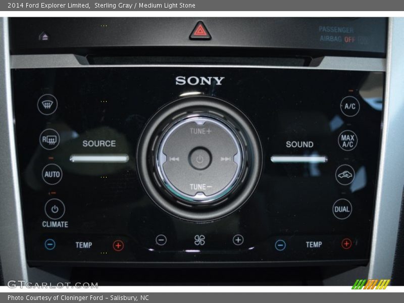 Sterling Gray / Medium Light Stone 2014 Ford Explorer Limited