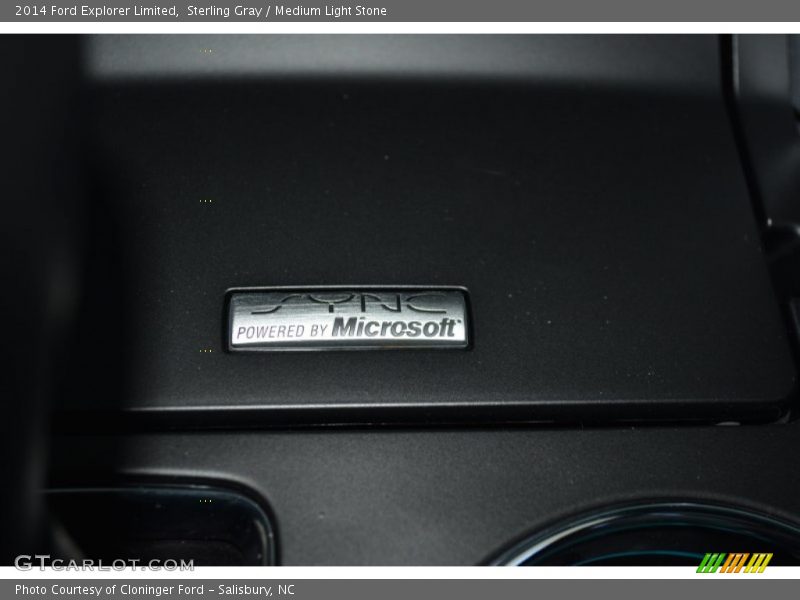 Sterling Gray / Medium Light Stone 2014 Ford Explorer Limited