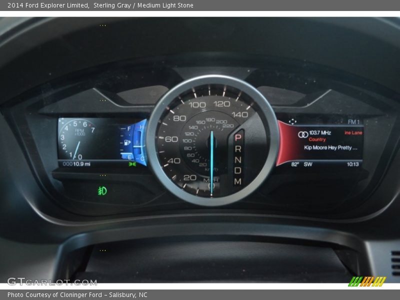Sterling Gray / Medium Light Stone 2014 Ford Explorer Limited