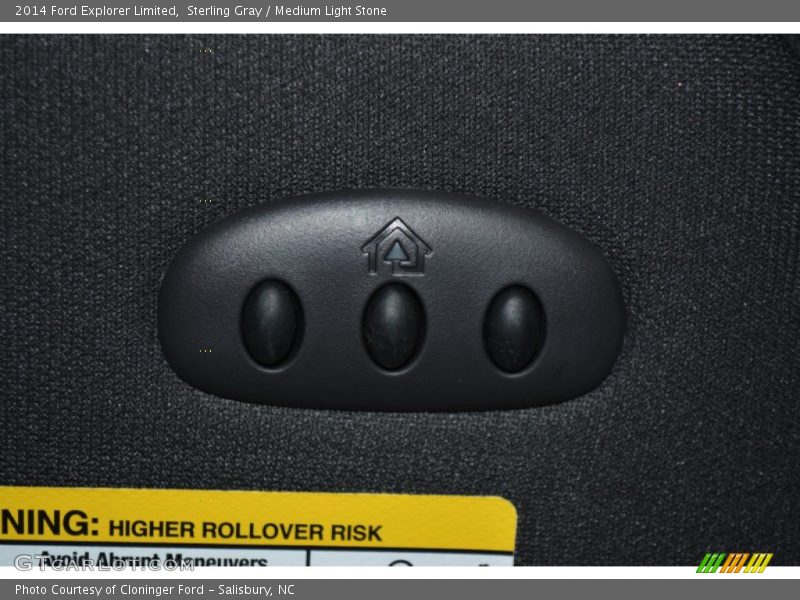 Sterling Gray / Medium Light Stone 2014 Ford Explorer Limited
