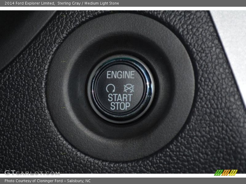 Sterling Gray / Medium Light Stone 2014 Ford Explorer Limited