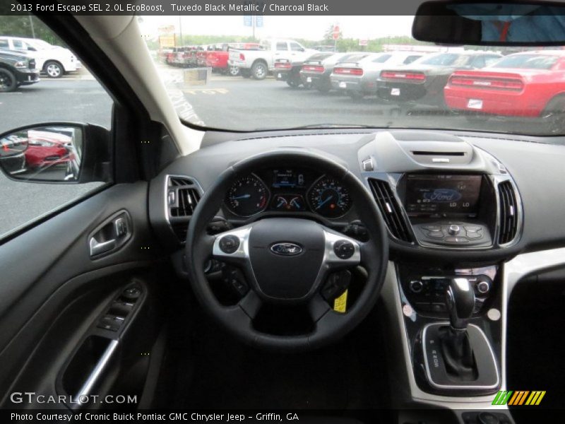 Tuxedo Black Metallic / Charcoal Black 2013 Ford Escape SEL 2.0L EcoBoost