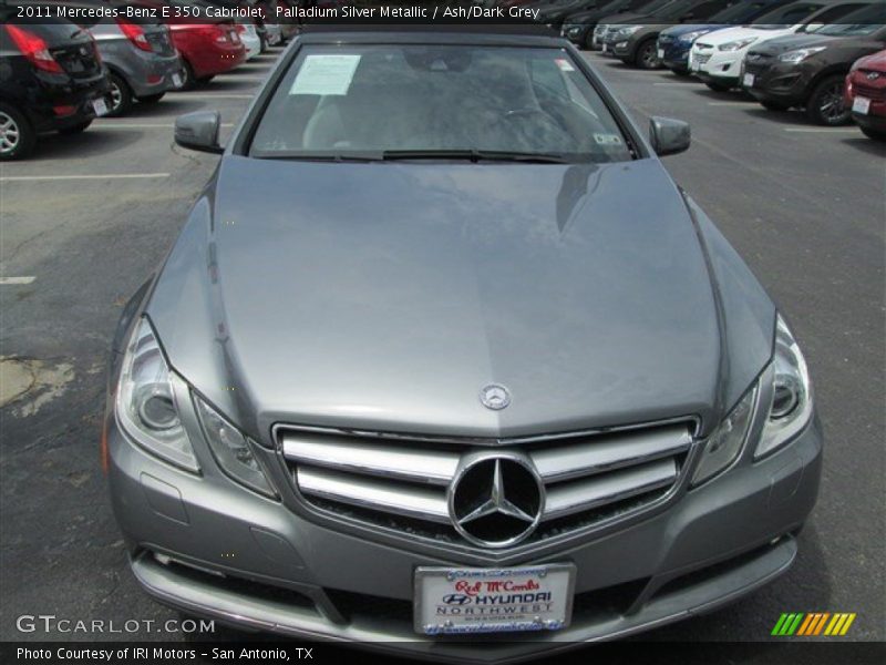 Palladium Silver Metallic / Ash/Dark Grey 2011 Mercedes-Benz E 350 Cabriolet