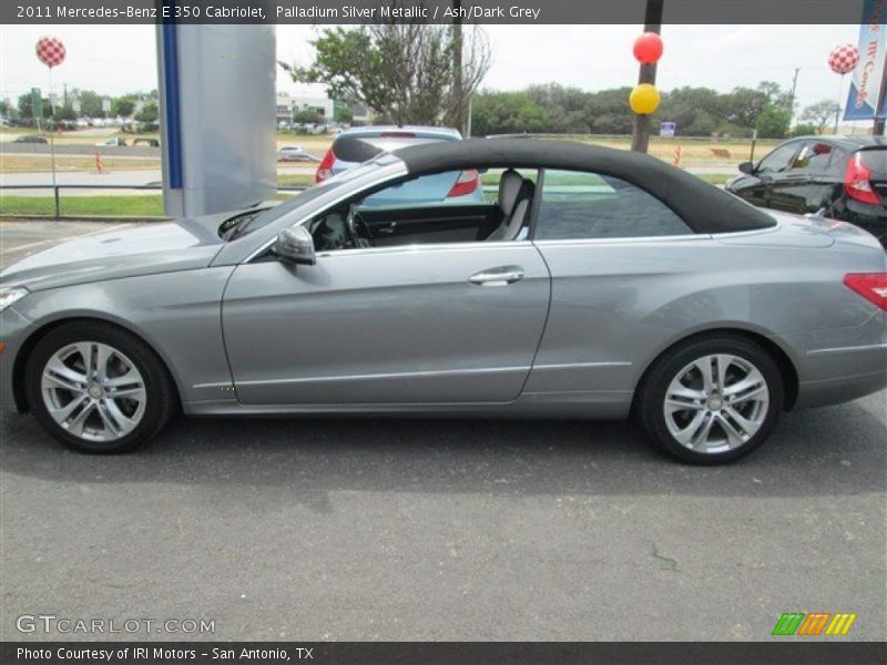 Palladium Silver Metallic / Ash/Dark Grey 2011 Mercedes-Benz E 350 Cabriolet