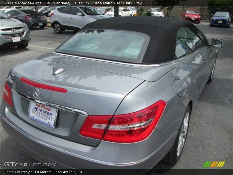 Palladium Silver Metallic / Ash/Dark Grey 2011 Mercedes-Benz E 350 Cabriolet