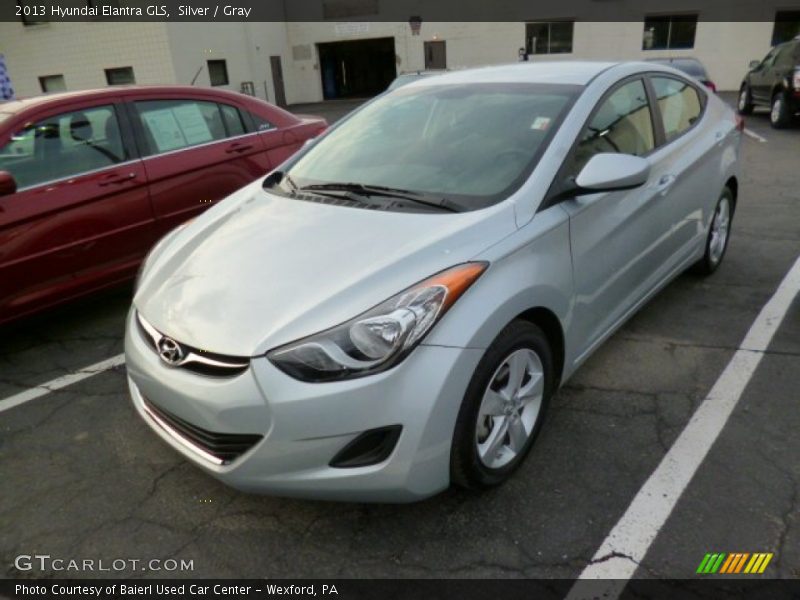 Silver / Gray 2013 Hyundai Elantra GLS