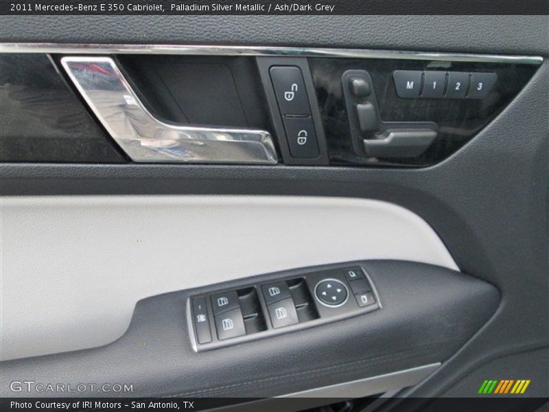 Palladium Silver Metallic / Ash/Dark Grey 2011 Mercedes-Benz E 350 Cabriolet