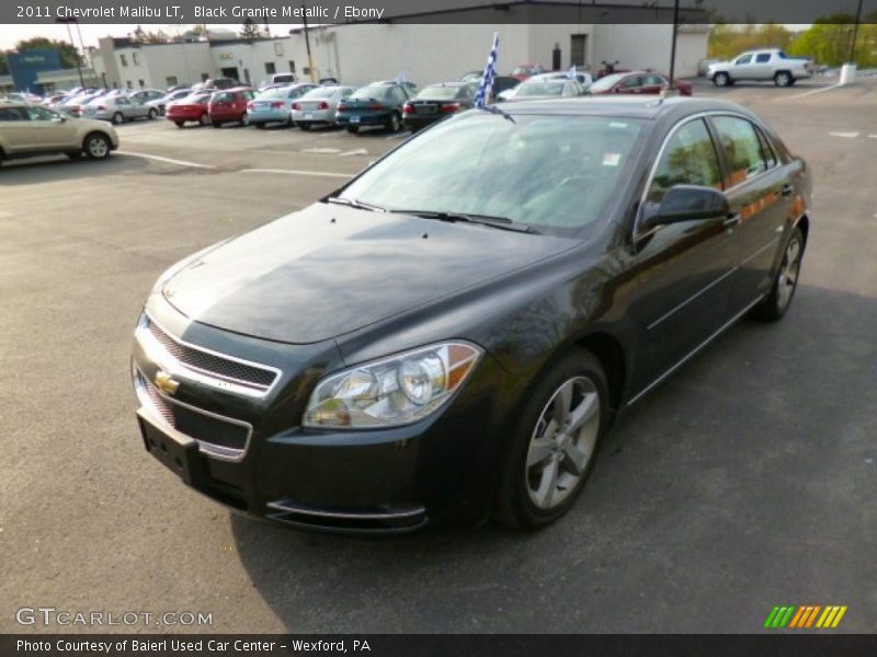 Black Granite Metallic / Ebony 2011 Chevrolet Malibu LT