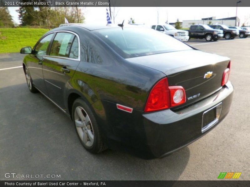 Black Granite Metallic / Ebony 2011 Chevrolet Malibu LT