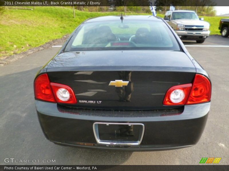 Black Granite Metallic / Ebony 2011 Chevrolet Malibu LT