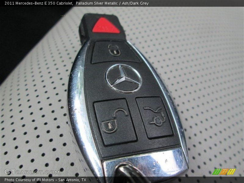 Palladium Silver Metallic / Ash/Dark Grey 2011 Mercedes-Benz E 350 Cabriolet