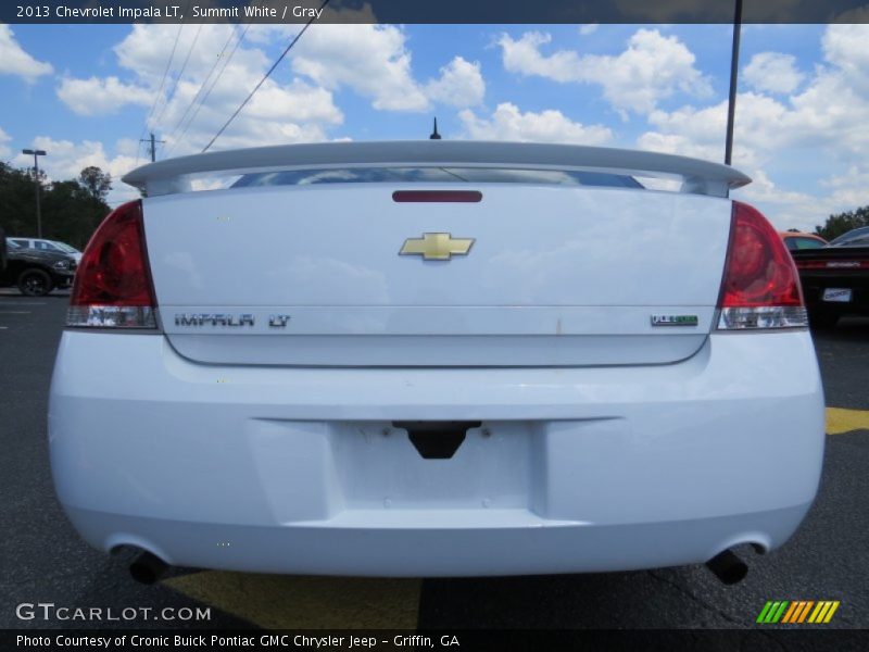 Summit White / Gray 2013 Chevrolet Impala LT