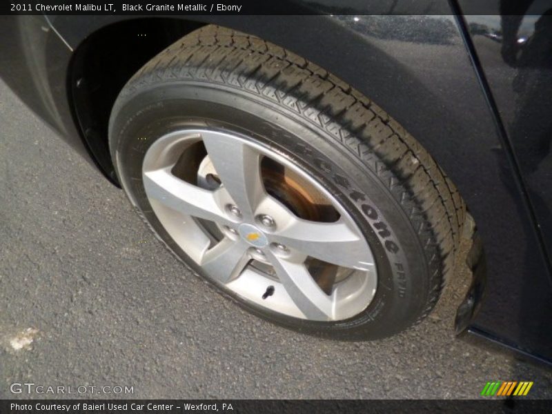 Black Granite Metallic / Ebony 2011 Chevrolet Malibu LT