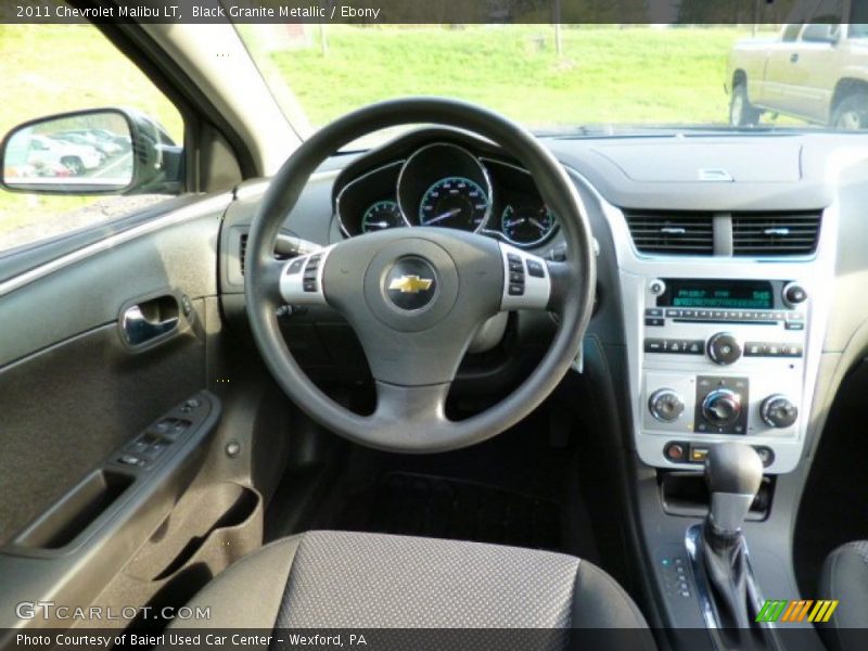 Black Granite Metallic / Ebony 2011 Chevrolet Malibu LT