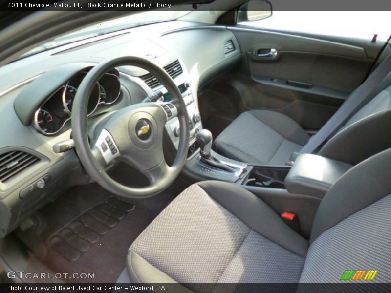 Black Granite Metallic / Ebony 2011 Chevrolet Malibu LT