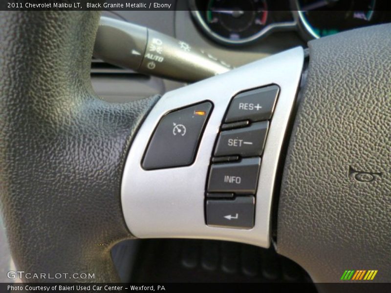 Black Granite Metallic / Ebony 2011 Chevrolet Malibu LT