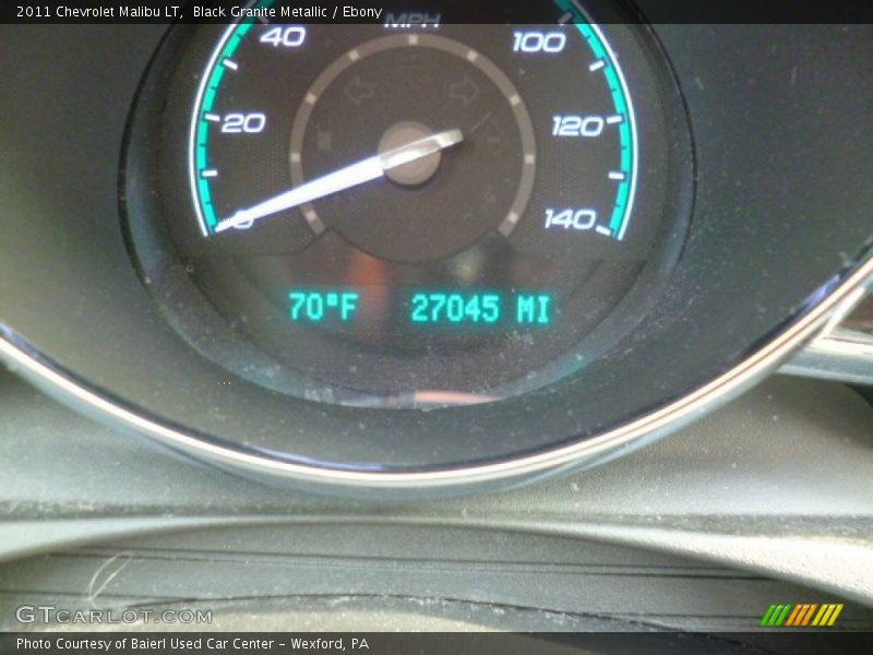 Black Granite Metallic / Ebony 2011 Chevrolet Malibu LT