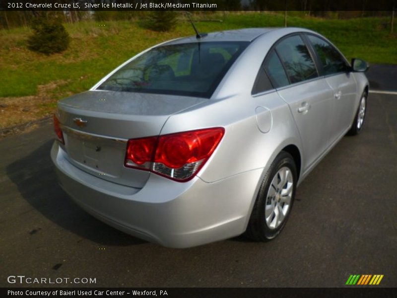 Silver Ice Metallic / Jet Black/Medium Titanium 2012 Chevrolet Cruze LS