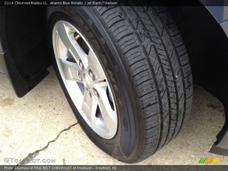 Atlantis Blue Metallic / Jet Black/Titanium 2014 Chevrolet Malibu LS