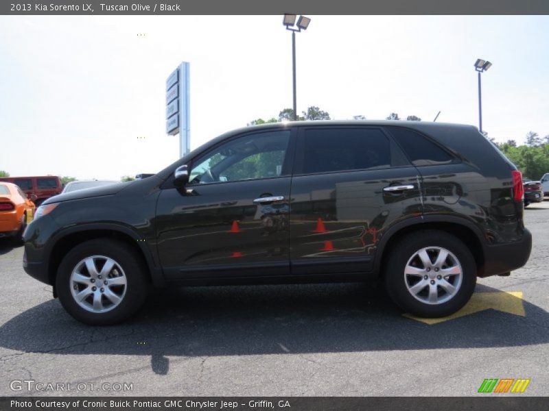 Tuscan Olive / Black 2013 Kia Sorento LX