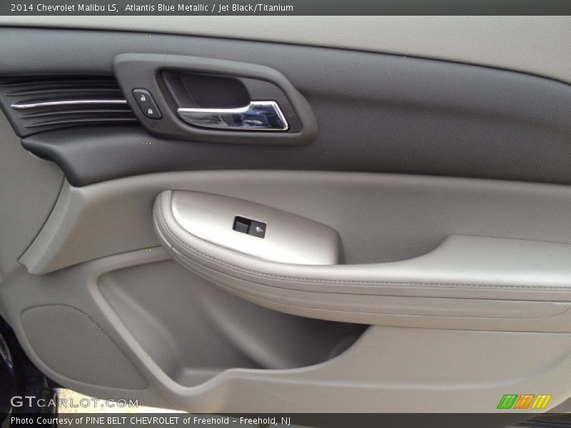 Atlantis Blue Metallic / Jet Black/Titanium 2014 Chevrolet Malibu LS