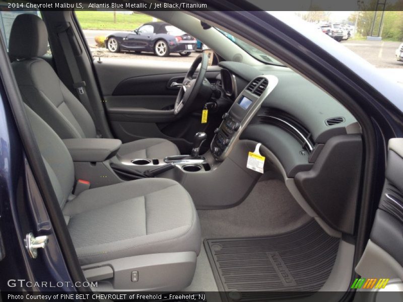 Atlantis Blue Metallic / Jet Black/Titanium 2014 Chevrolet Malibu LS