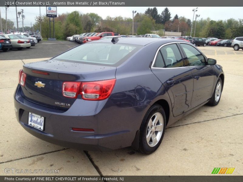 Atlantis Blue Metallic / Jet Black/Titanium 2014 Chevrolet Malibu LS