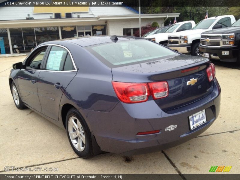 Atlantis Blue Metallic / Jet Black/Titanium 2014 Chevrolet Malibu LS