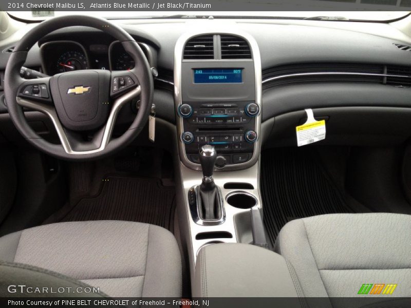 Atlantis Blue Metallic / Jet Black/Titanium 2014 Chevrolet Malibu LS