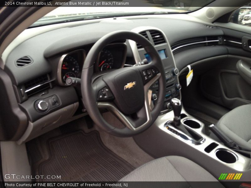 Atlantis Blue Metallic / Jet Black/Titanium 2014 Chevrolet Malibu LS