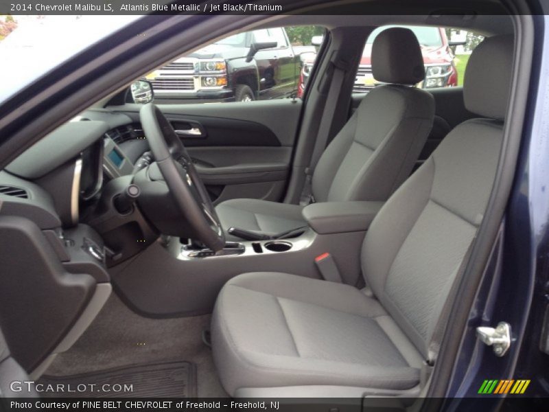 Atlantis Blue Metallic / Jet Black/Titanium 2014 Chevrolet Malibu LS