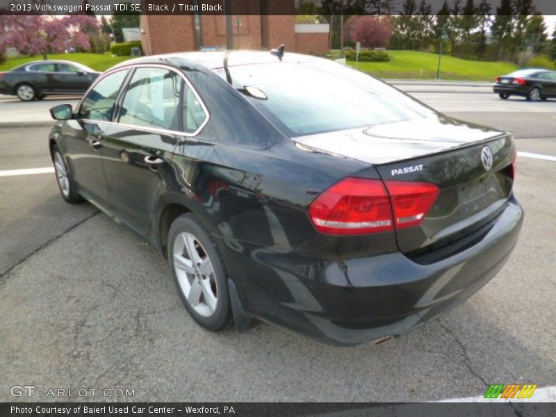 Black / Titan Black 2013 Volkswagen Passat TDI SE