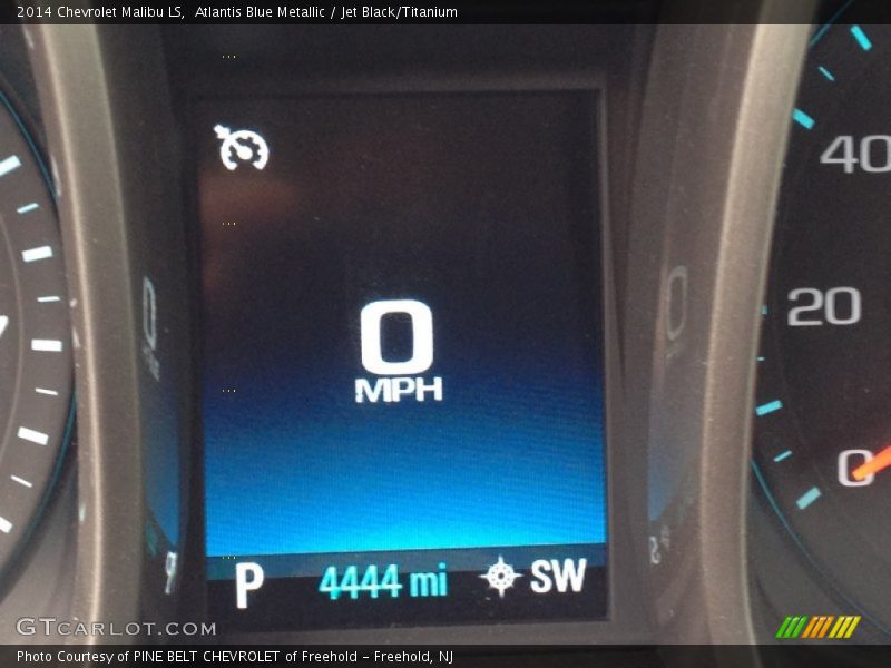 Atlantis Blue Metallic / Jet Black/Titanium 2014 Chevrolet Malibu LS