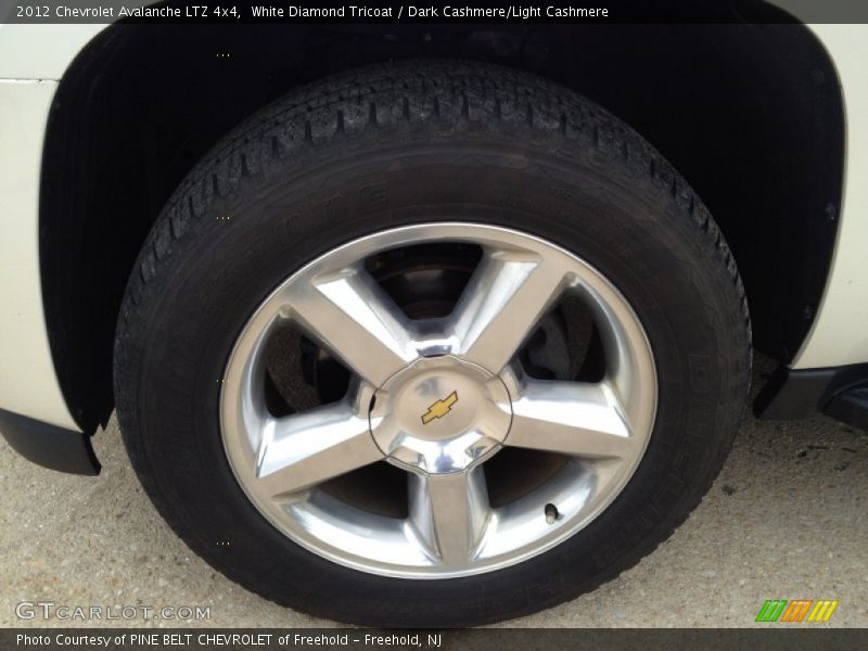 White Diamond Tricoat / Dark Cashmere/Light Cashmere 2012 Chevrolet Avalanche LTZ 4x4