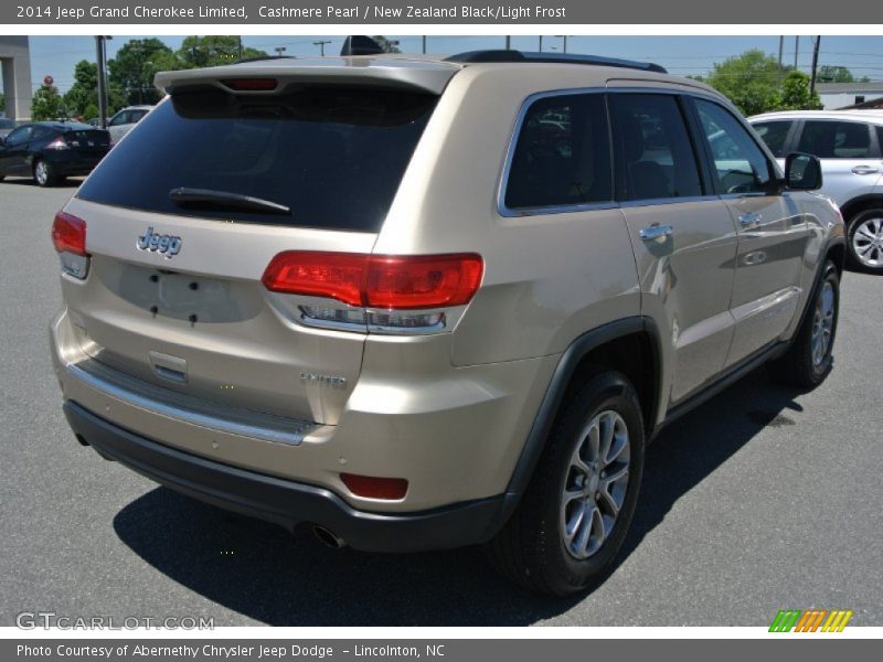 Cashmere Pearl / New Zealand Black/Light Frost 2014 Jeep Grand Cherokee Limited