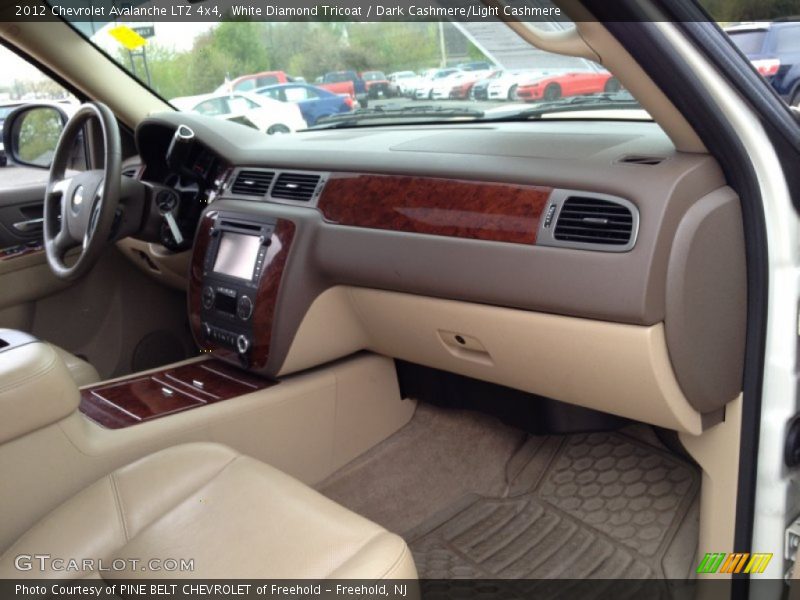 White Diamond Tricoat / Dark Cashmere/Light Cashmere 2012 Chevrolet Avalanche LTZ 4x4
