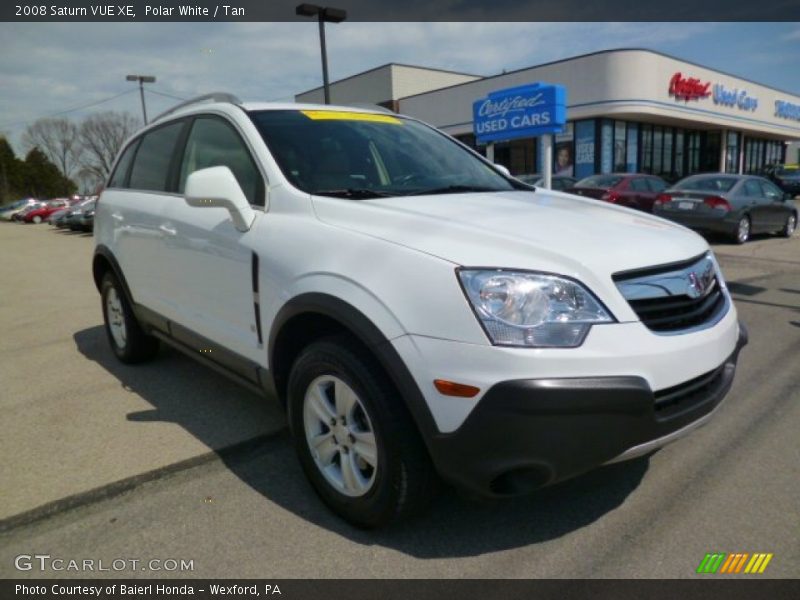 Polar White / Tan 2008 Saturn VUE XE