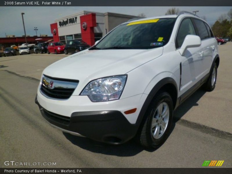 Polar White / Tan 2008 Saturn VUE XE
