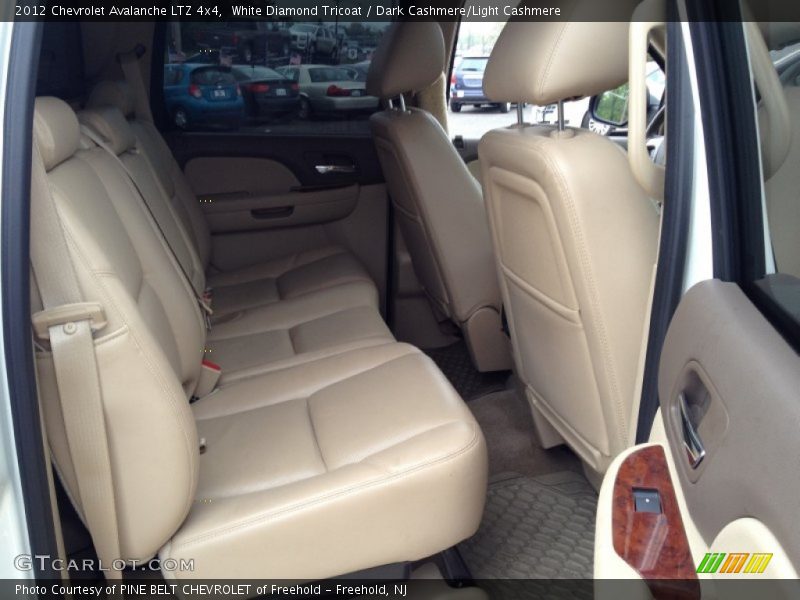 White Diamond Tricoat / Dark Cashmere/Light Cashmere 2012 Chevrolet Avalanche LTZ 4x4