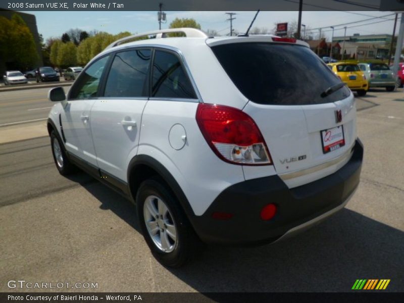 Polar White / Tan 2008 Saturn VUE XE