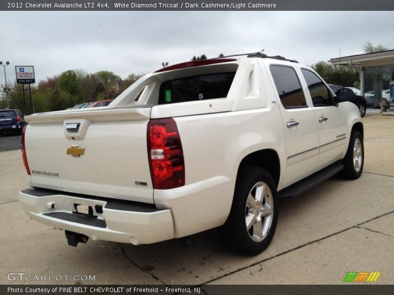 White Diamond Tricoat / Dark Cashmere/Light Cashmere 2012 Chevrolet Avalanche LTZ 4x4