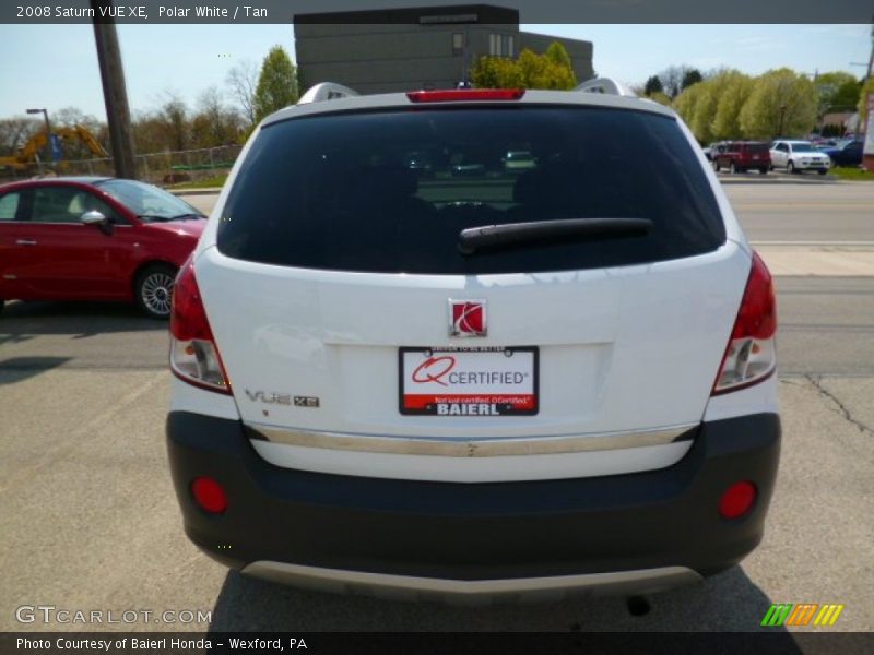 Polar White / Tan 2008 Saturn VUE XE