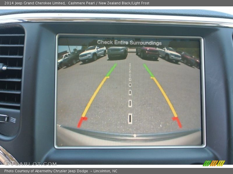 Cashmere Pearl / New Zealand Black/Light Frost 2014 Jeep Grand Cherokee Limited